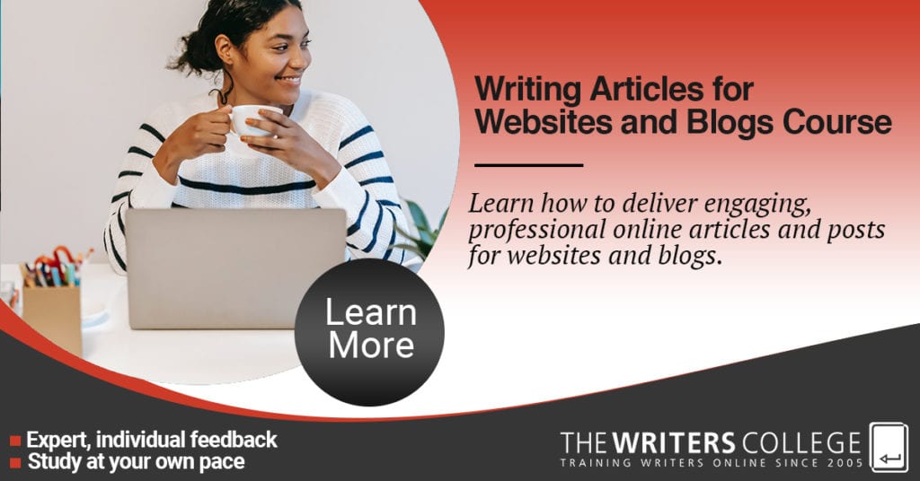writing articles for websites and blogs, the writers college